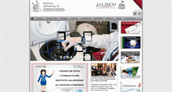 Desktop Screenshot of cienciasforenses.jalisco.gob.mx
